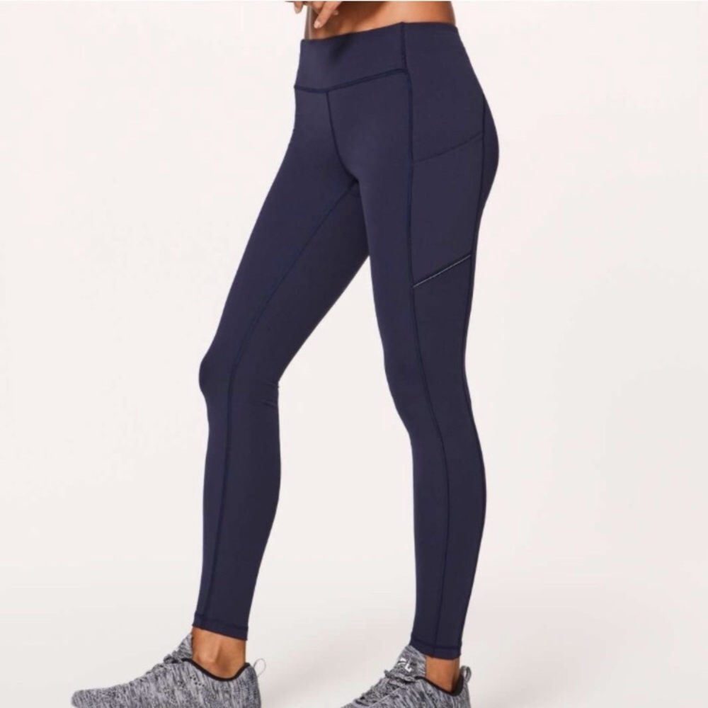 Lululemon Speed Up Tights 28” / Navy / Size 4